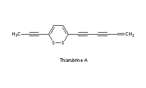 Thiarubrines